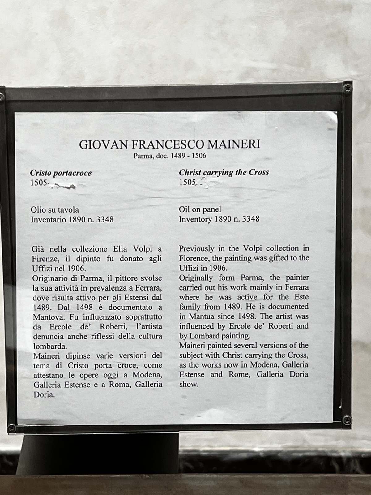 照片 意大利(Italy) 佛罗伦萨(Florence) 乌菲兹美术馆(Uffizi Museum) 2022-05 80