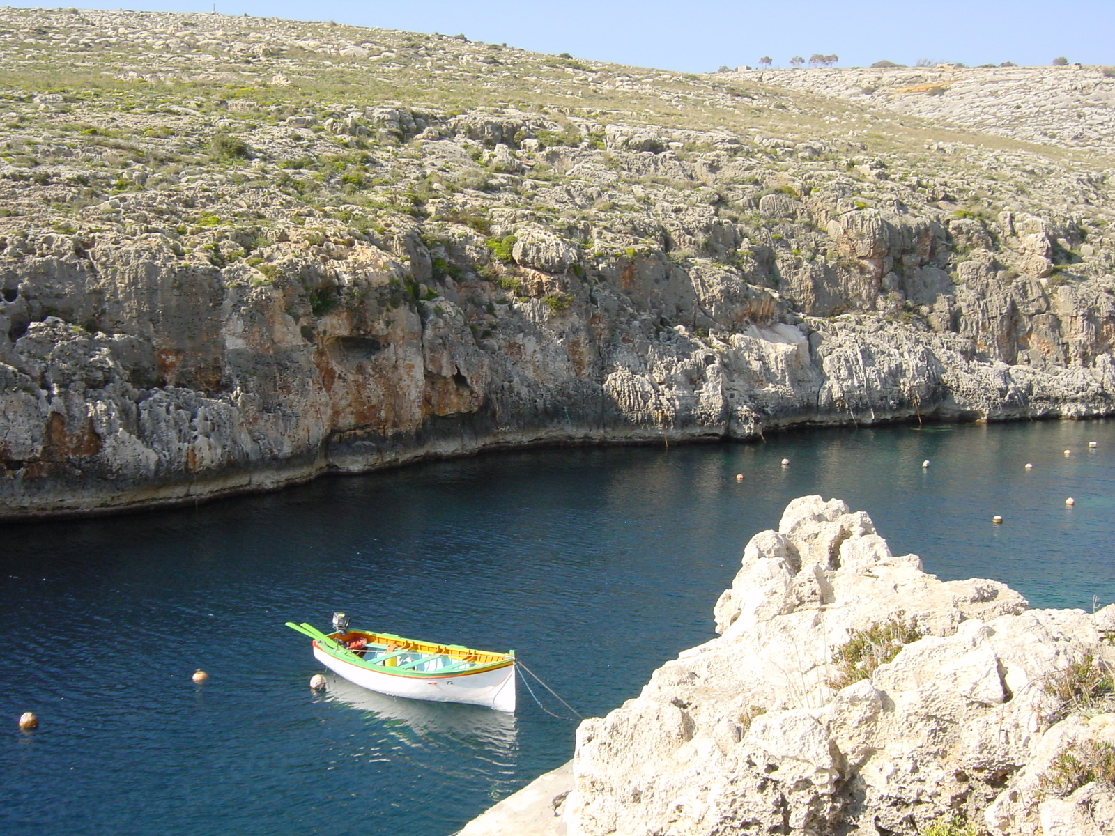 照片 马耳他(Malta) 祖里克蓝洞(Zurrieq Blue grotto) 2003-03 14