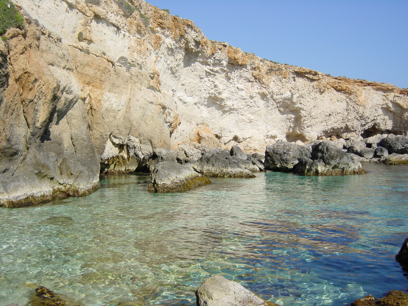 照片 马耳他(Malta) 祖里克蓝洞(Zurrieq Blue grotto) 2003-03 16