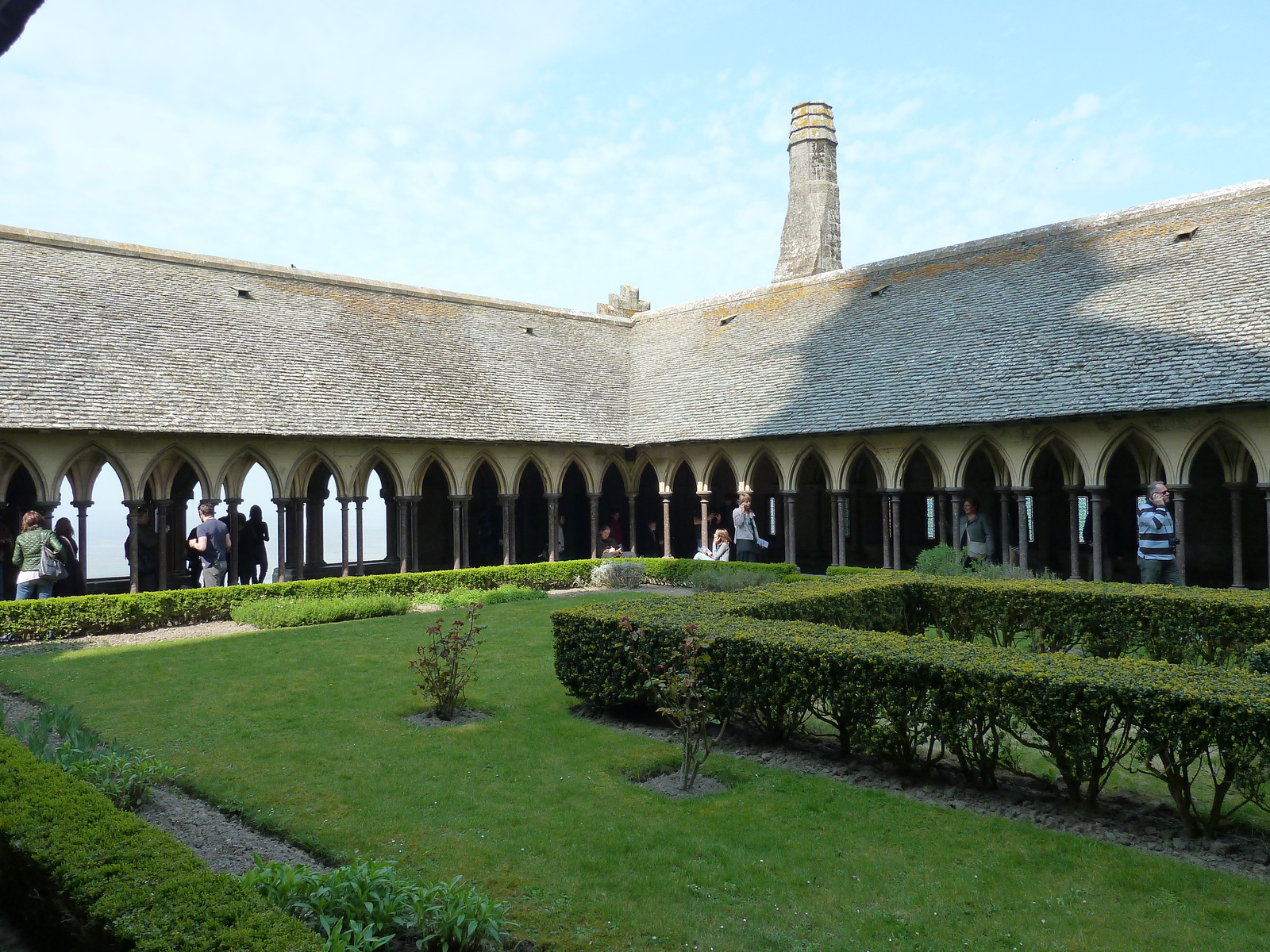 照片 法国(France) 圣米歇尔山(Mont St Michel) 圣米歇尔山修道院回廊(Mont St Michel Abbey Cloister) 2010-04 59