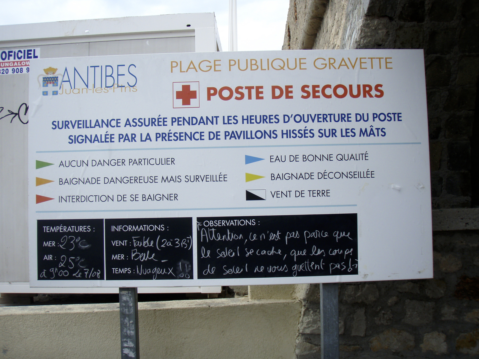 照片 法国(France) 昂蒂布(Antibes) 格拉韦特海滩(Plage de la Gravette) 2007-08 16