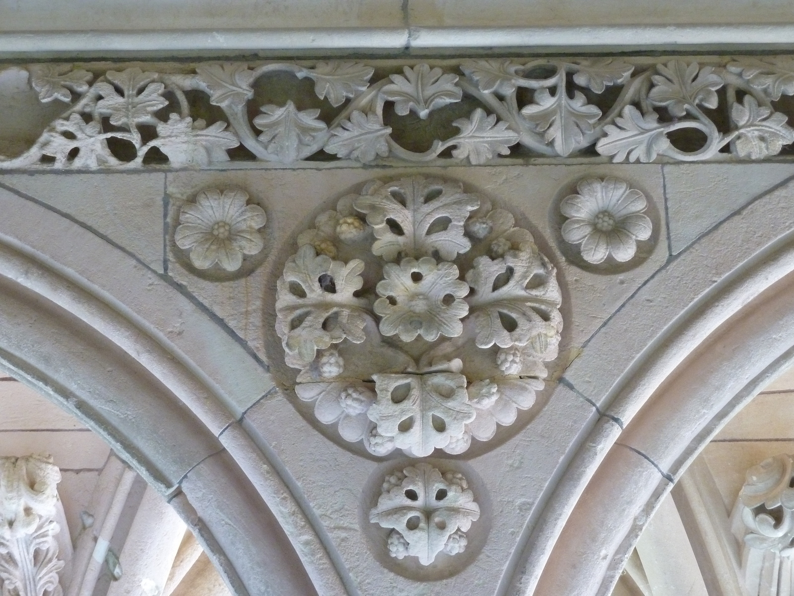 照片 法国(France) 圣米歇尔山(Mont St Michel) 圣米歇尔山修道院回廊(Mont St Michel Abbey Cloister) 2010-04 70
