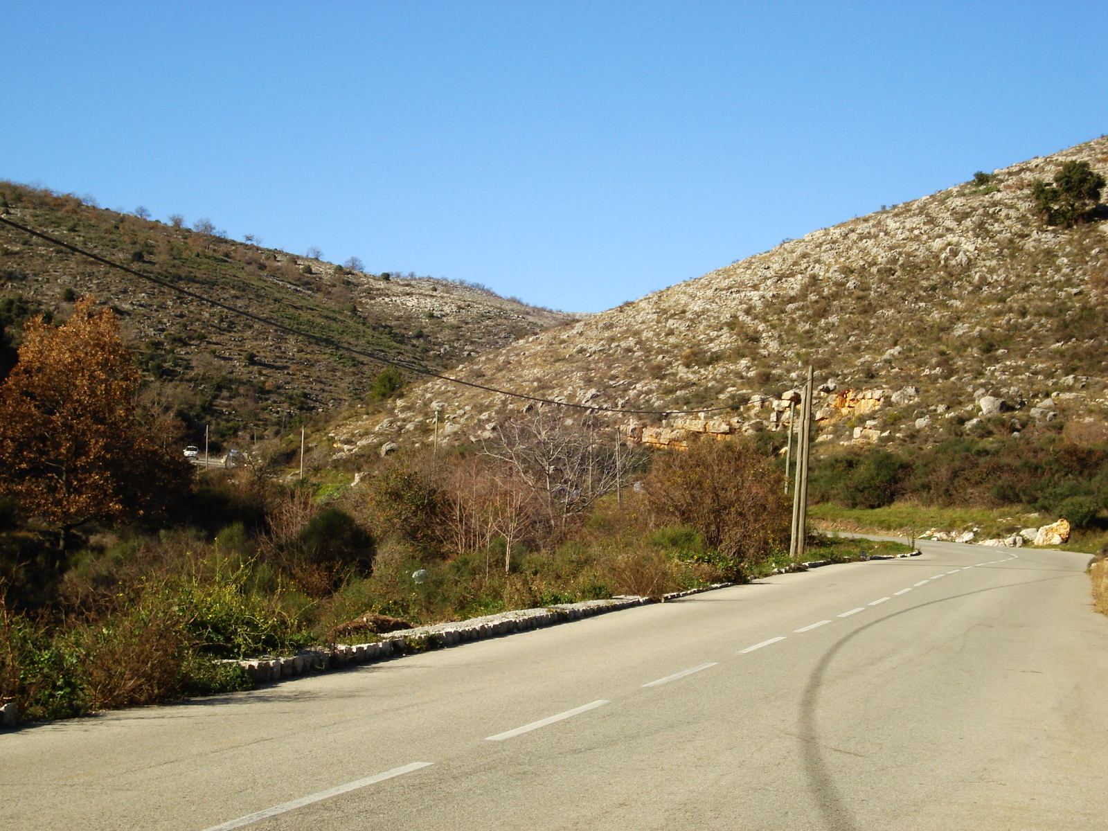 照片 法国(France) 蔚蓝海岸(French Riviera) 旺斯山口公路(Col de Vence road) 2007-01 21