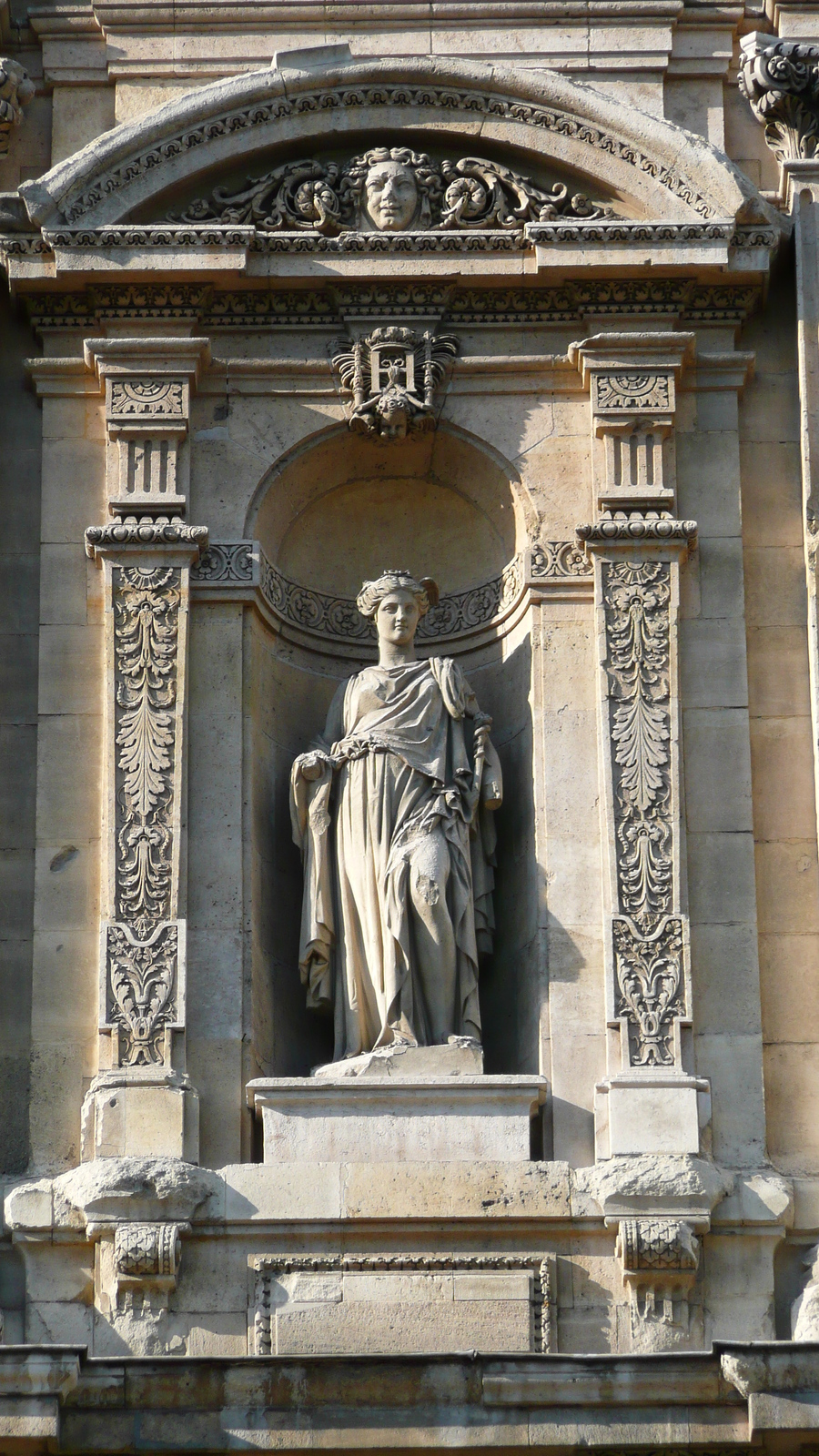 照片 法国(France) 巴黎(Paris) 卢浮宫(Louvre) 卢浮宫临河立面(Riverside facade of Louvre) 2007-07 12