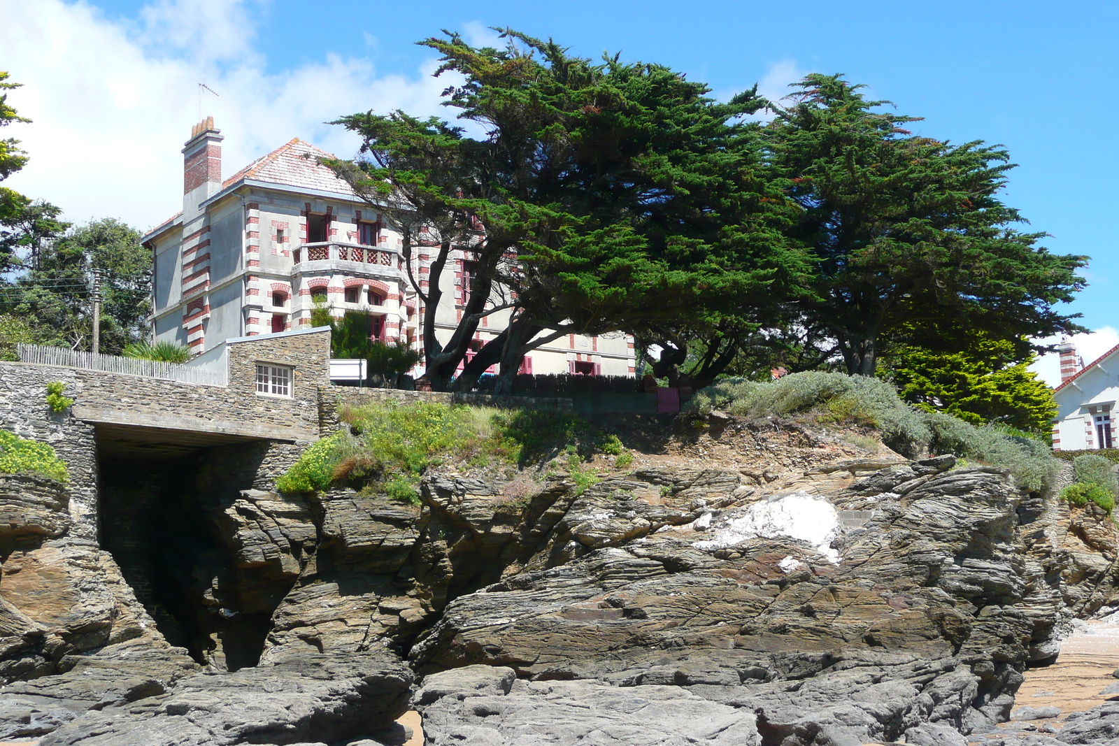 照片 法国(France) 波尔尼克(Pornic) 大谷海滩(grandes vallees Beach) 2008-07 14
