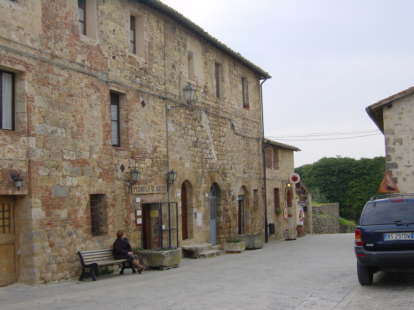 照片 意大利(Italy) 蒙泰里焦尼(Monteriggioni) 2004-03 13