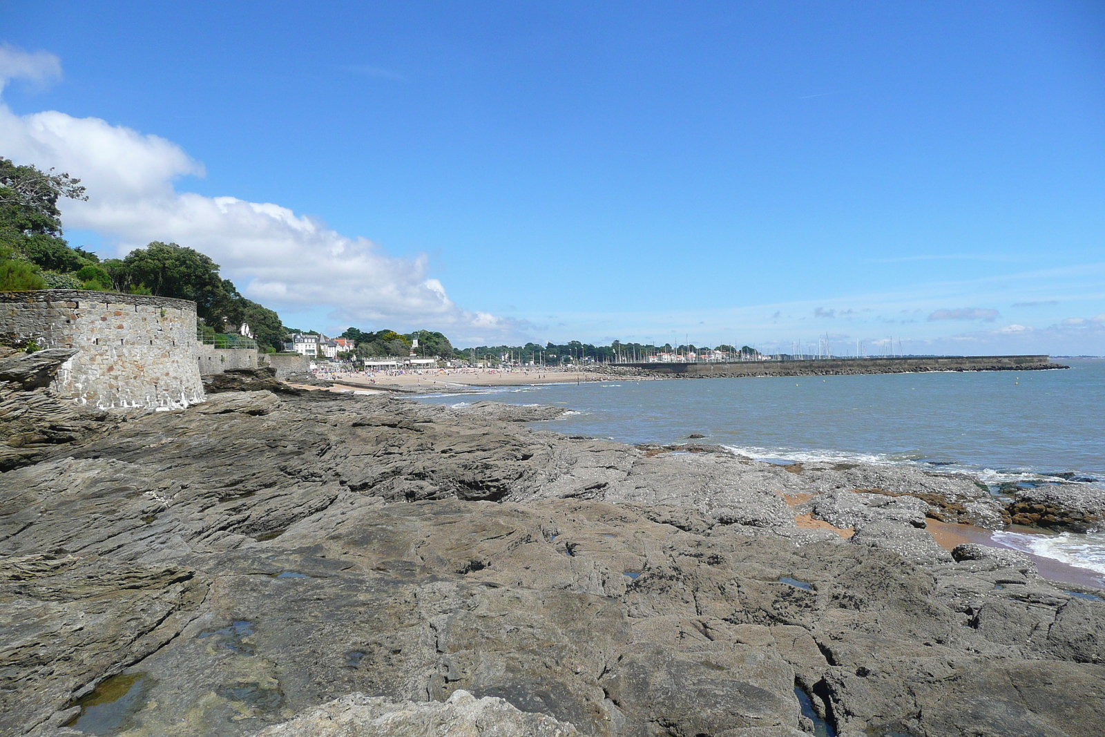 照片 法国(France) 波尔尼克(Pornic) 大谷海滩(grandes vallees Beach) 2008-07 12