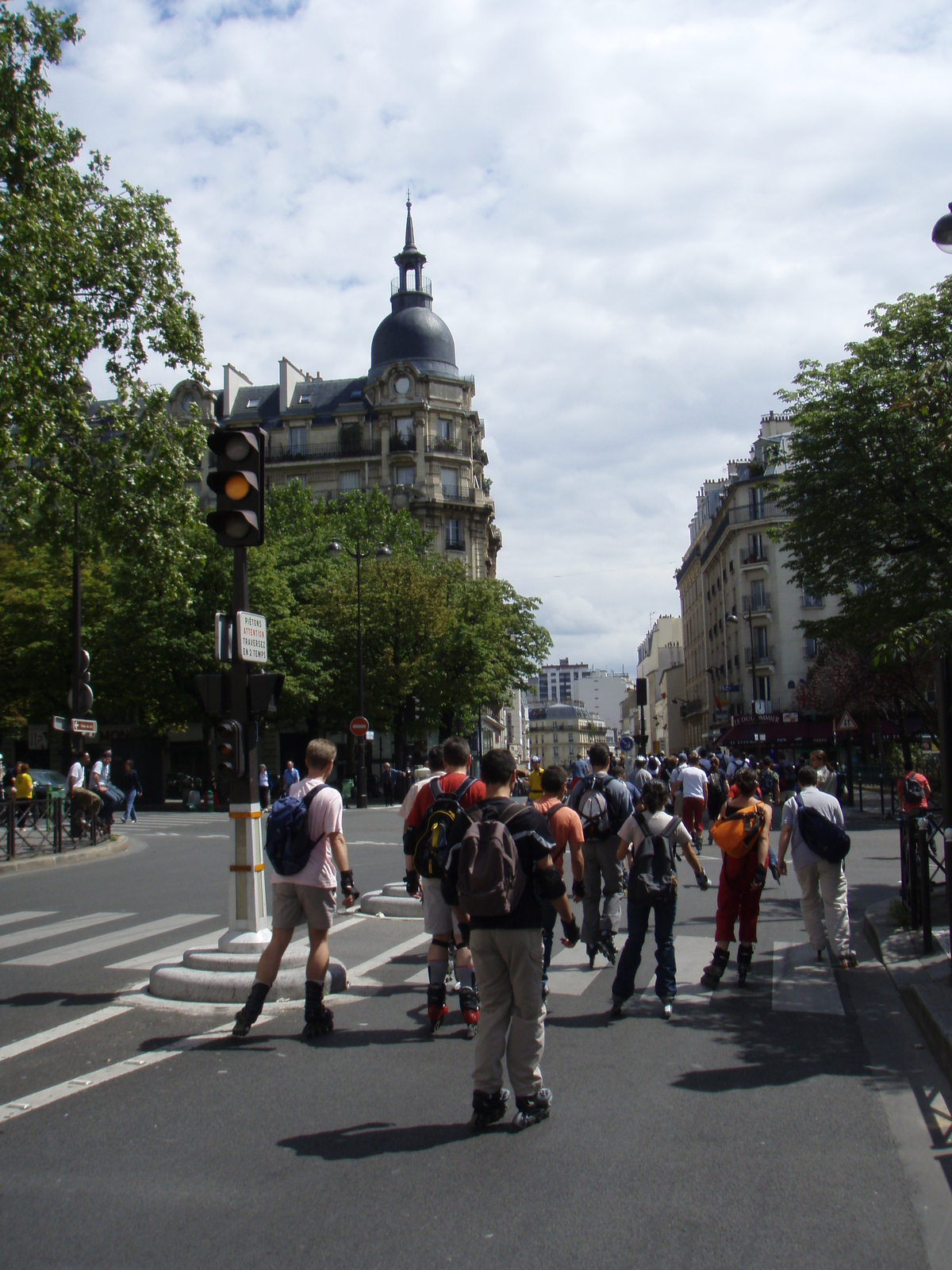 照片 法国(France) 巴黎(Paris) 轮滑漫游活动(Randonnee Roller et Coquillages) 2007-07 127