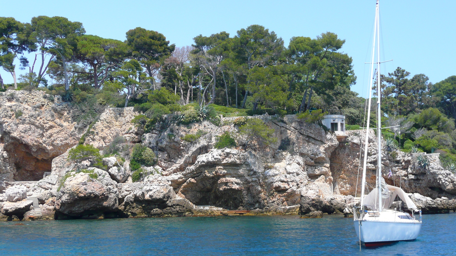 照片 法国(France) 昂蒂布角(Cap d'Antibes) 假银湾(Anse de l'Argent Faux) 2007-07 18