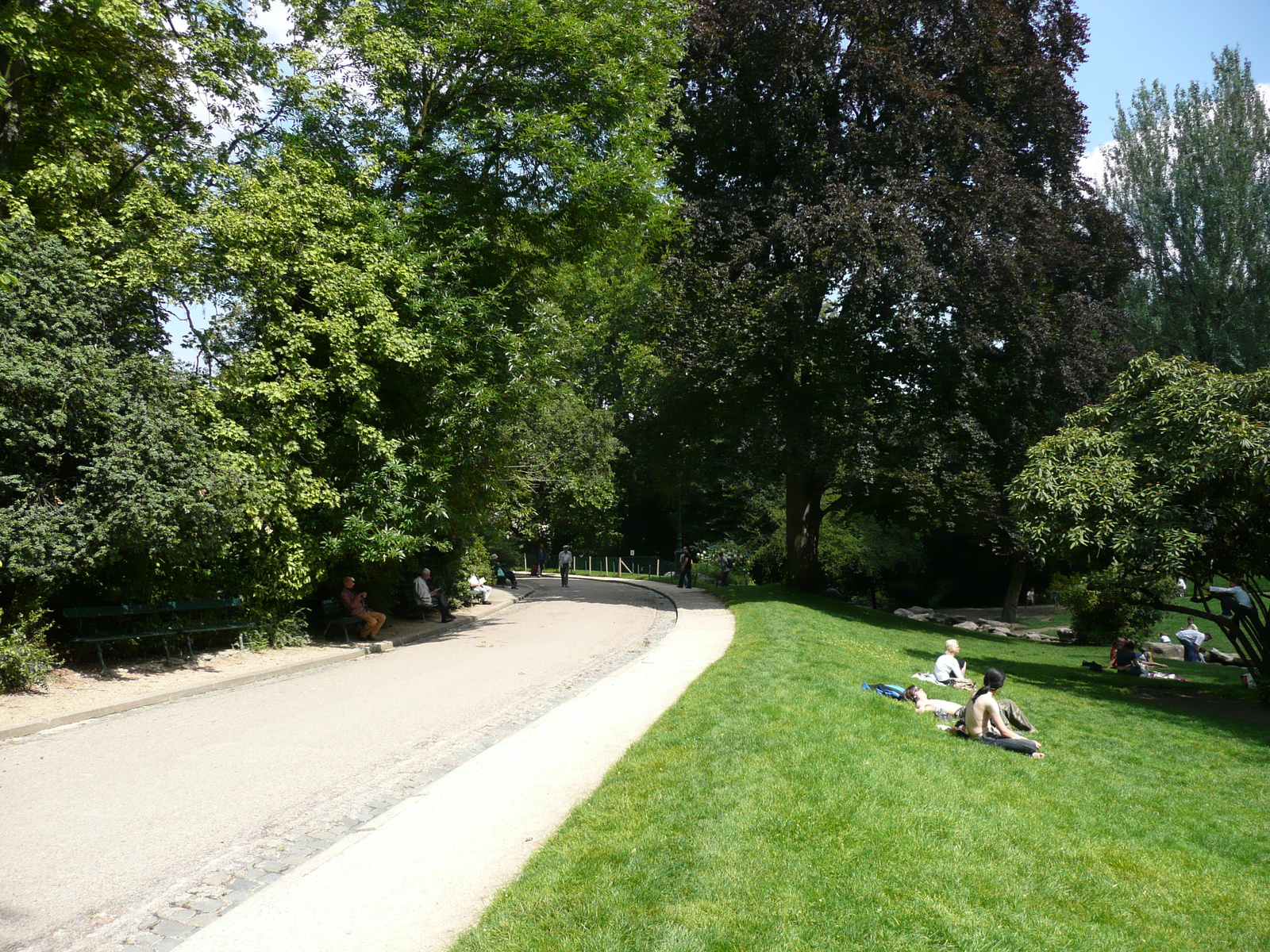 照片 法国(France) 巴黎(Paris) 肖蒙山丘公园(Parc des Buttes Chaumont) 2007-08 28