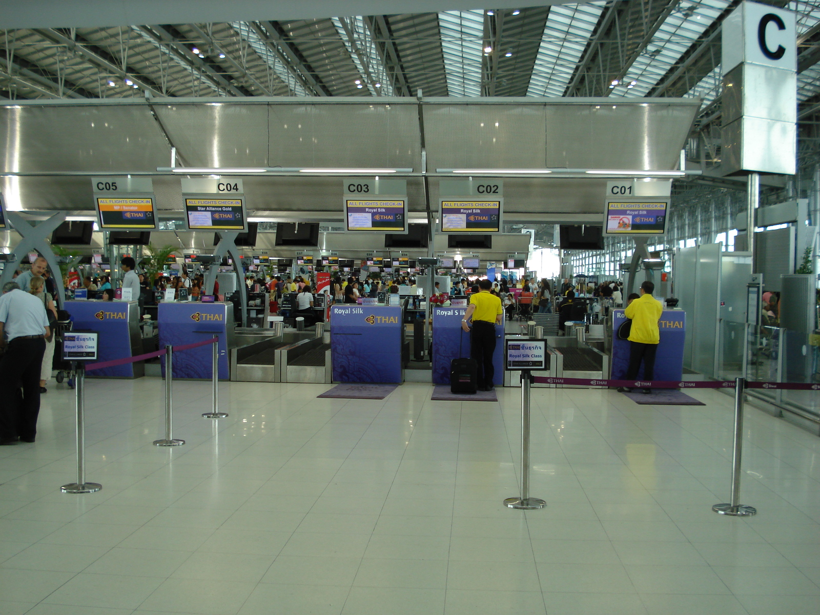 照片 泰国(Thailand) 曼谷(Bangkok) 素万那普机场(Suvarnabhumi Airport) 2007-02 59
