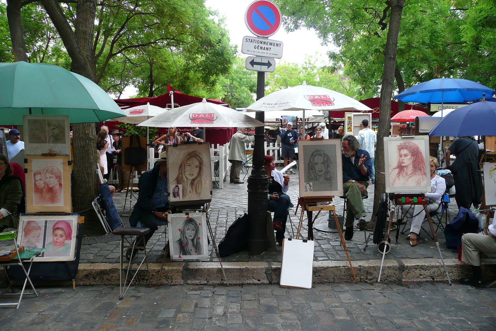 照片 法国(France) 巴黎(Paris) 小丘广场(Place du Tertre) 2007-06 0