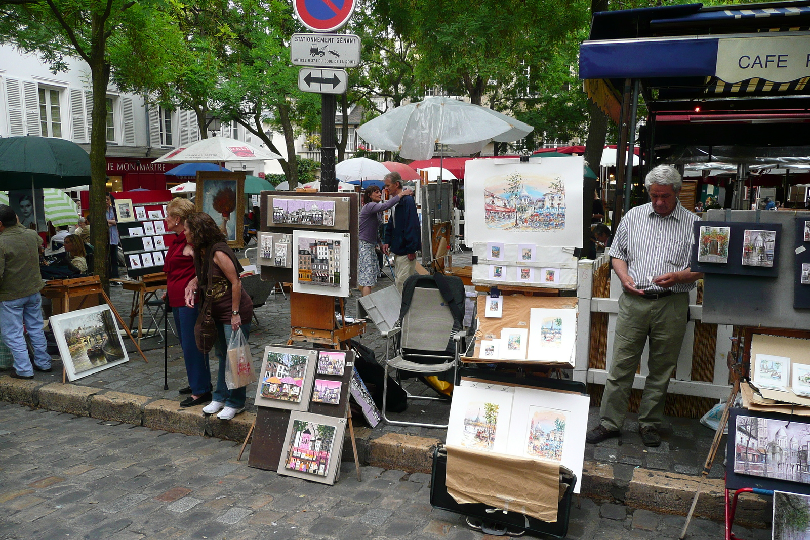 照片 法国(France) 巴黎(Paris) 小丘广场(Place du Tertre) 2007-06 36