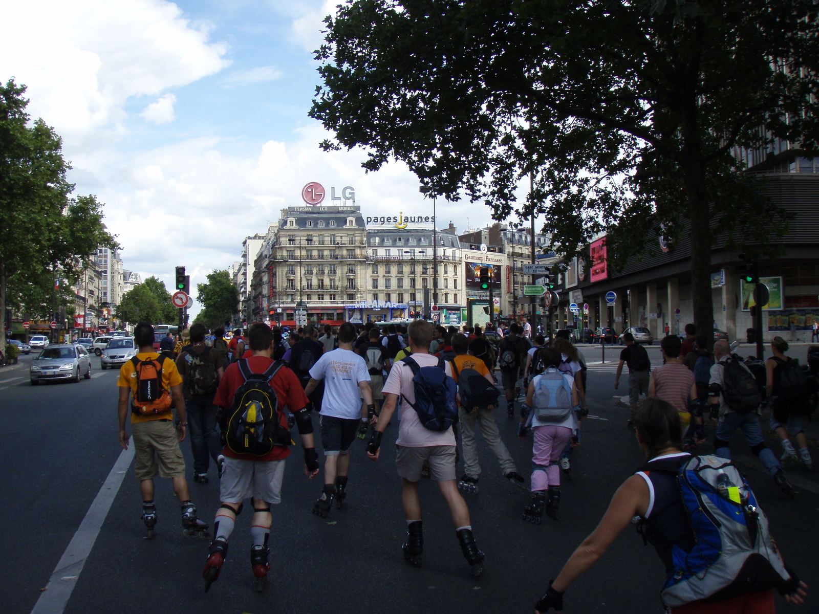 照片 法国(France) 巴黎(Paris) 轮滑漫游活动(Randonnee Roller et Coquillages) 2007-07 51
