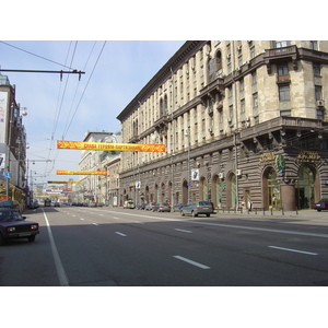 照片 俄罗斯(Russia) 莫斯科(Moscow) 特维尔大街(Tverskaya Street) 2005-04 131