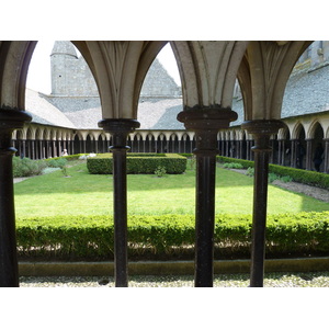 照片 法国(France) 圣米歇尔山(Mont St Michel) 圣米歇尔山修道院回廊(Mont St Michel Abbey Cloister) 2010-04 37