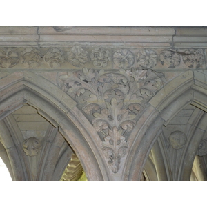 照片 法国(France) 圣米歇尔山(Mont St Michel) 圣米歇尔山修道院回廊(Mont St Michel Abbey Cloister) 2010-04 43