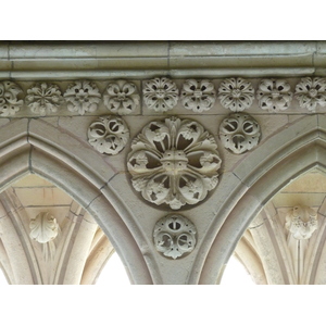 照片 法国(France) 圣米歇尔山(Mont St Michel) 圣米歇尔山修道院回廊(Mont St Michel Abbey Cloister) 2010-04 4