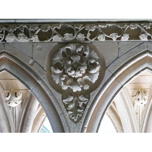 照片 法国(France) 圣米歇尔山(Mont St Michel) 圣米歇尔山修道院回廊(Mont St Michel Abbey Cloister) 2010-04 63