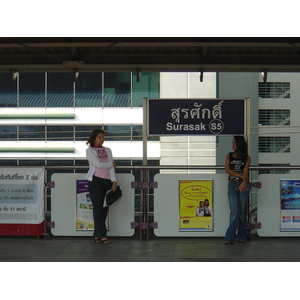 照片 泰国(Thailand) 曼谷(Bangkok) 轻轨(Sky Train) 2004-12 30