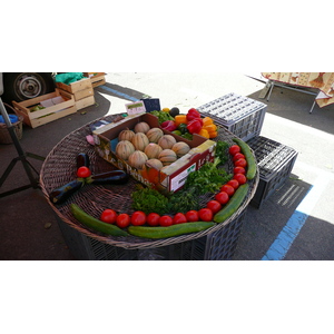 照片 法国(France) 普雷法耶(Prefailles) 普雷法耶集市(Market in Prefailles) 2007-07 12
