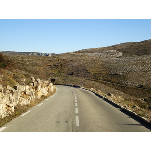 照片 法国(France) 蔚蓝海岸(French Riviera) 旺斯山口公路(Col de Vence road) 2007-01 17