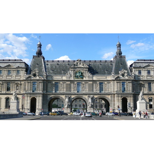 照片 法国(France) 巴黎(Paris) 卢浮宫(Louvre) 卢浮宫临河立面(Riverside facade of Louvre) 2007-07 62