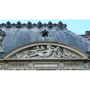 照片 法国(France) 巴黎(Paris) 卢浮宫(Louvre) 卢浮宫临河立面(Riverside facade of Louvre) 2007-07 44