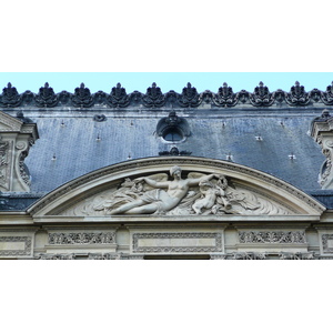 照片 法国(France) 巴黎(Paris) 卢浮宫(Louvre) 卢浮宫临河立面(Riverside facade of Louvre) 2007-07 23