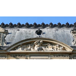 照片 法国(France) 巴黎(Paris) 卢浮宫(Louvre) 卢浮宫临河立面(Riverside facade of Louvre) 2007-07 61