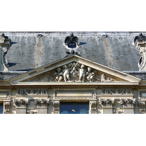 照片 法国(France) 巴黎(Paris) 卢浮宫(Louvre) 卢浮宫临河立面(Riverside facade of Louvre) 2007-07 69