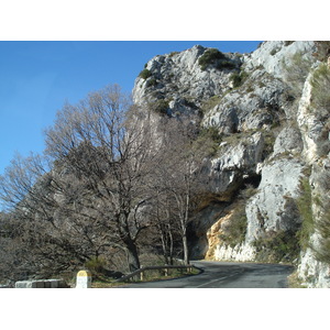 照片 法国(France) 库尔瑟古勒至格雷奥利耶雪场公路(Coursegoule to Greolieres les neiges road) 2007-01 31
