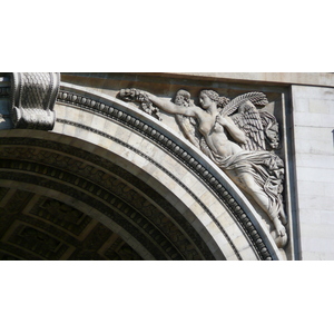 照片 法国(France) 巴黎(Paris) 星形广场和凯旋门(Etoile and Arc de Triomphe) 2007-05 16