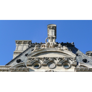 照片 法国(France) 巴黎(Paris) 卢浮宫(Louvre) 卢浮宫临河立面(Riverside facade of Louvre) 2007-07 6