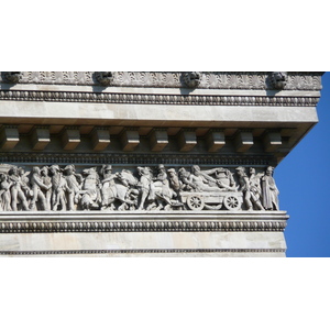 照片 法国(France) 巴黎(Paris) 星形广场和凯旋门(Etoile and Arc de Triomphe) 2007-05 9