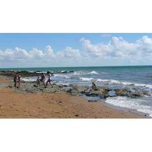 照片 法国(France) 波尔尼克(Pornic) 池塘海滩(Plage de l'etang) 2007-07 8