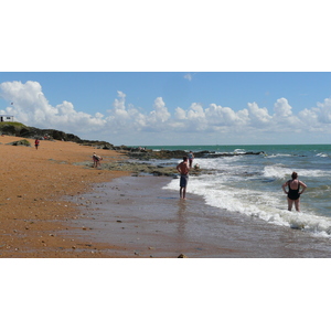 照片 法国(France) 波尔尼克(Pornic) 池塘海滩(Plage de l'etang) 2007-07 17
