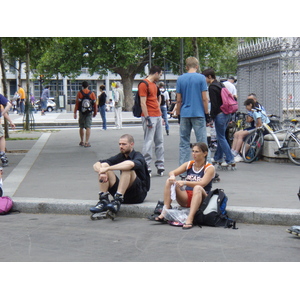 照片 法国(France) 巴黎(Paris) 轮滑漫游活动(Randonnee Roller et Coquillages) 2007-07 31
