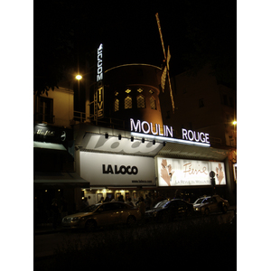 照片 法国(France) 巴黎(Paris) 皮加勒夜景(Pigalle by night) 2007-07 17