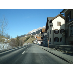 照片 瑞士(Switzerland) 库尔至圣莫里茨公路(Chur to St Moritz Road) 2007-01 26