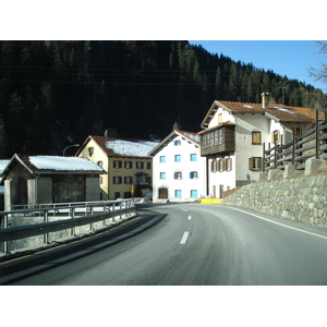 照片 瑞士(Switzerland) 库尔至圣莫里茨公路(Chur to St Moritz Road) 2007-01 30