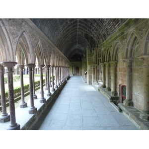 照片 法国(France) 圣米歇尔山(Mont St Michel) 圣米歇尔山修道院回廊(Mont St Michel Abbey Cloister) 2010-04 24