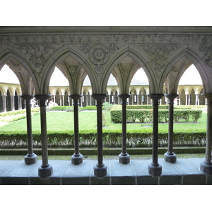 照片 法国(France) 圣米歇尔山(Mont St Michel) 圣米歇尔山修道院回廊(Mont St Michel Abbey Cloister) 2010-04 80