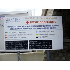 照片 法国(France) 昂蒂布(Antibes) 格拉韦特海滩(Plage de la Gravette) 2007-08 16