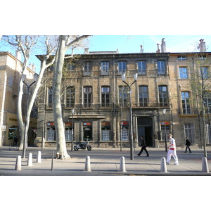 照片 法国(France) 普罗旺斯地区艾克斯(Aix en Provence) 米拉波林荫大道(Cours Mirabeau) 2008-04 19