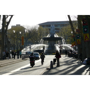 照片 法国(France) 普罗旺斯地区艾克斯(Aix en Provence) 米拉波林荫大道(Cours Mirabeau) 2008-04 22