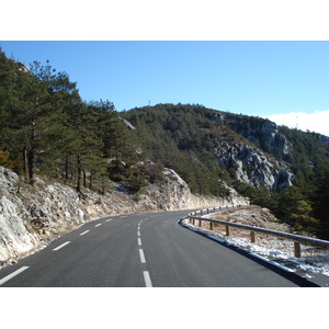 照片 法国(France) 库尔瑟古勒至格雷奥利耶雪场公路(Coursegoule to Greolieres les neiges road) 2007-01 22