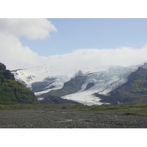 照片 冰岛(Iceland) 斯卡夫塔山冰川(Skaftafellsjokull) 2003-06 14