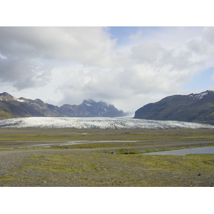照片 冰岛(Iceland) 斯卡夫塔山冰川(Skaftafellsjokull) 2003-06 20