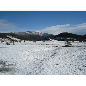 照片 法国(France) 库尔瑟古勒至格雷奥利耶雪场公路(Coursegoule to Greolieres les neiges road) 2007-01 26